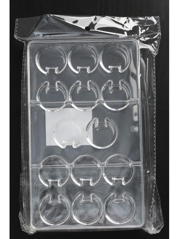 Форма для шоколада и конфет «Астрал», 14 ячеек, 20×12×2,5 см, ячейка d=3 см