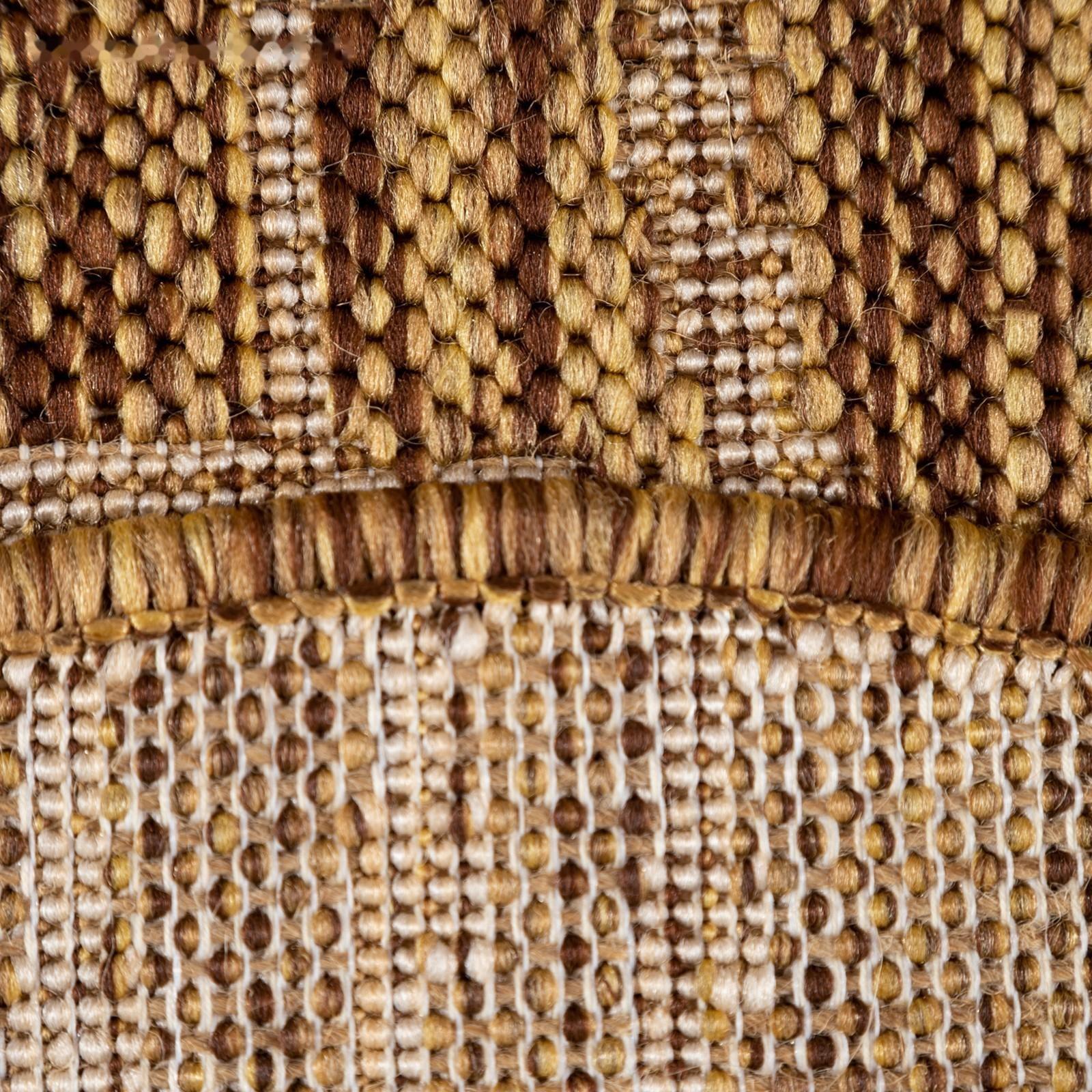 Ковер Эко овальный 60*100 см, 77018/23, ПП 100%, джут