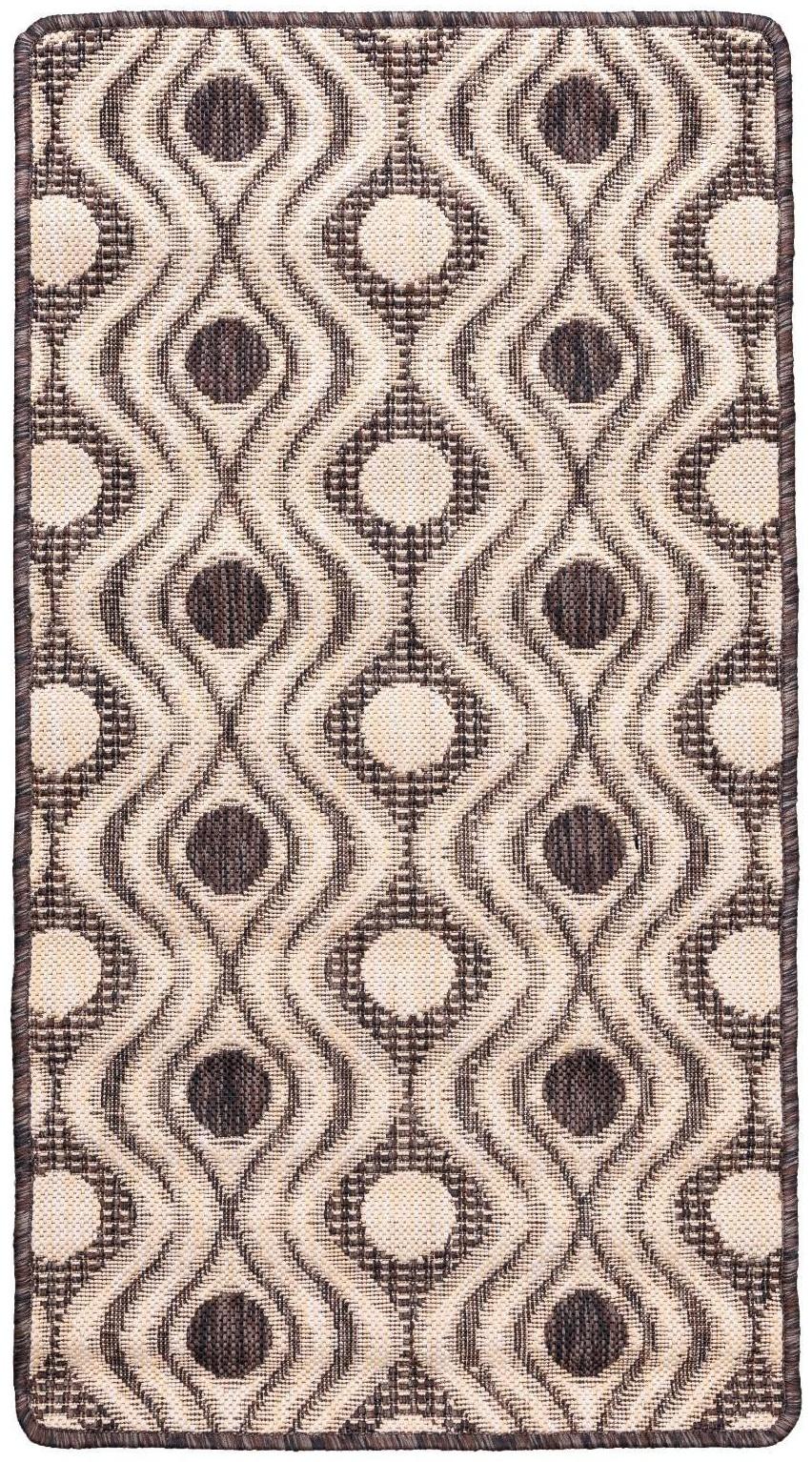 Ковер Эко-люкс прямоугольный 100*200 см, 78010/20, ПП 100%, джут