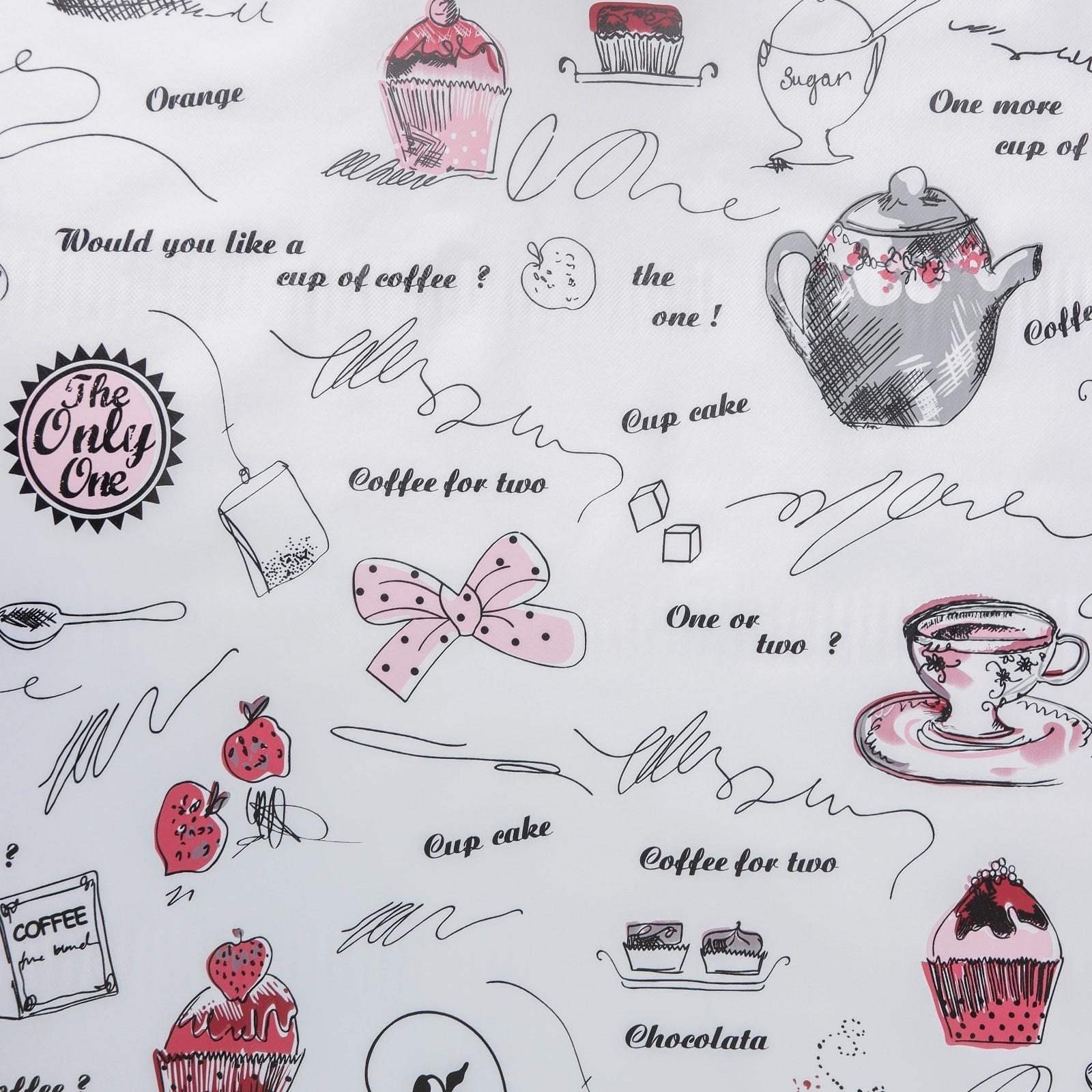 Клеёнка столовая на нетканой основе Доляна «Чай», рулон 20 метров, ширина 137 см, толщина 0,08 мм