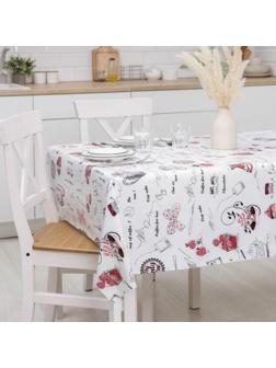 Клеёнка столовая на нетканой основе Доляна «Чай», рулон 20 метров, ширина 137 см, толщина 0,08 мм