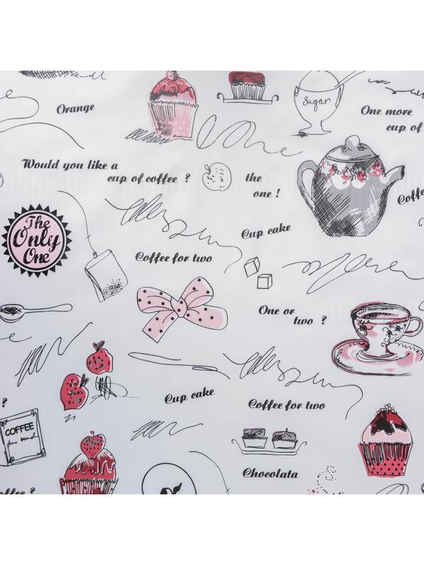 Клеёнка столовая на нетканой основе Доляна «Чай», рулон 20 метров, ширина 137 см, толщина 0,08 мм