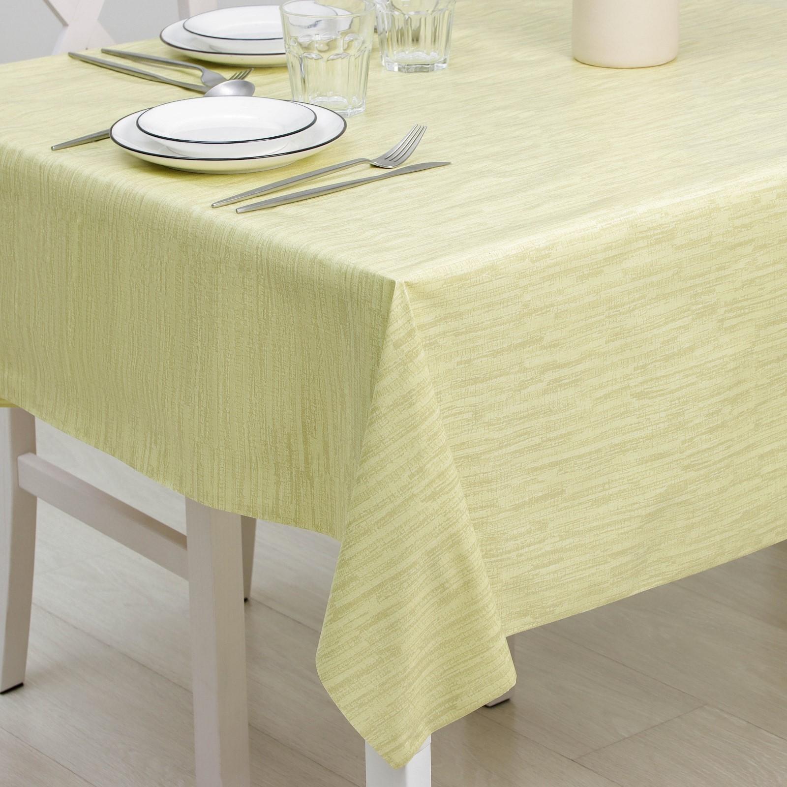 Клеёнка столовая на нетканой основе Доляна «Крап», рулон 20 метров, ширина 137 см, толщина 0,08 мм, цвет зелёный