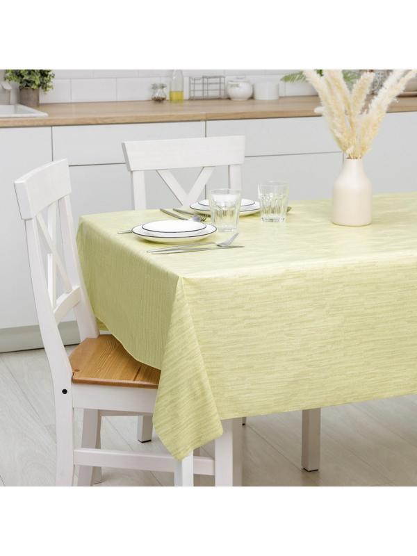 Клеёнка столовая на нетканой основе Доляна «Крап», рулон 20 метров, ширина 137 см, толщина 0,08 мм, цвет зелёный