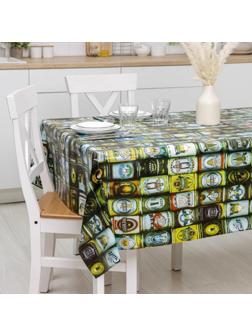 Клеёнка столовая на нетканой основе Доляна «Пивная», рулон 20 метров, ширина 137 см, толщина 0,08 мм