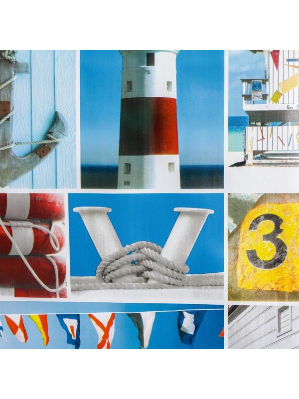 Клеёнка столовая на нетканой основе Доляна «Бриз», рулон 20 метров, ширина 137 см, толщина 0,08 мм