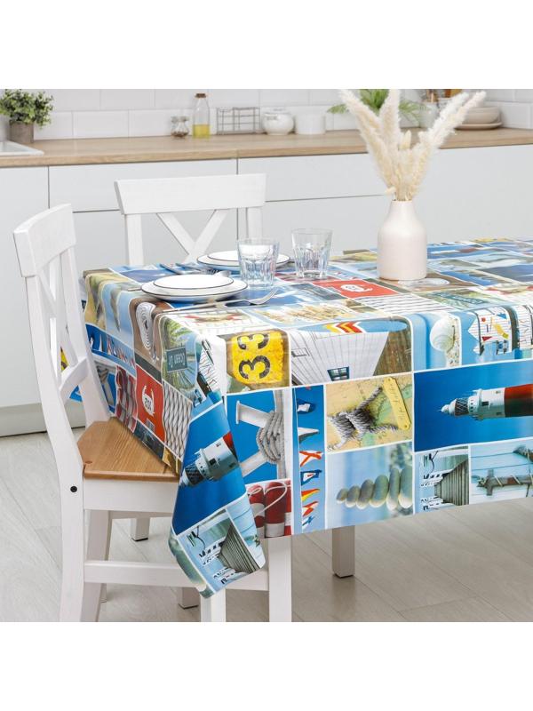 Клеёнка столовая на нетканой основе Доляна «Бриз», рулон 20 метров, ширина 137 см, толщина 0,08 мм