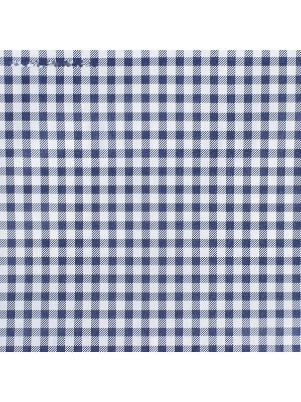 Клеёнка столовая на нетканой основе Доляна «Клетка», рулон 20 метров, ширина 137 см, толщина 0,08 мм, цвет синий