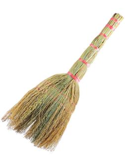 Веник узбекский из сорго 2х-прошивной малый, 50-53 см, ручная работа