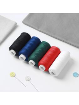 Набор ниток «Базовый», 40/2, 200 м, 5 шт, цвет разноцветный