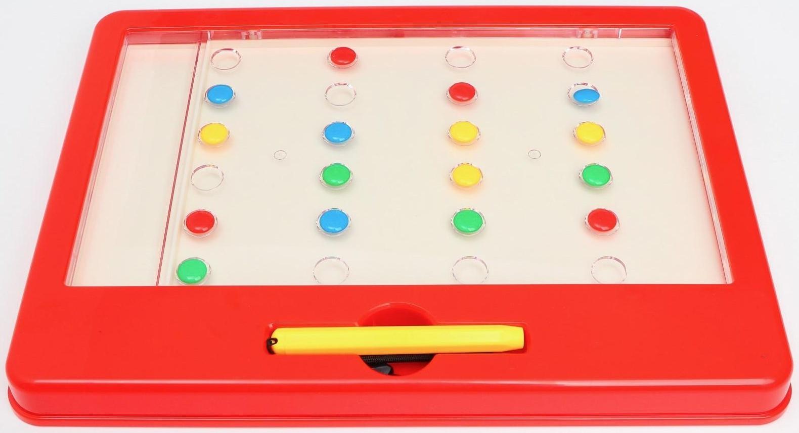 Магнитный планшет обучающий, с карточками, 20 карточек, Фиксики