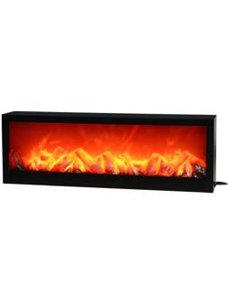 Биокамин NEON-NIGHT «Хайтек», с эффектом живого огня, 3хС/USB, чёрный