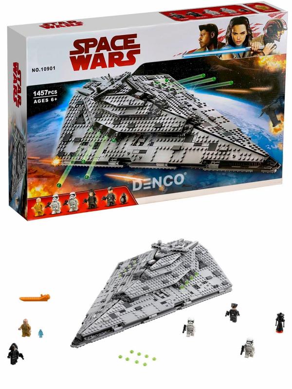 Конструктор Bela «Звёздный разрушитель Первого Ордена» 10901 (Аналог LEGO  Star Wars 75190) 1457 деталей