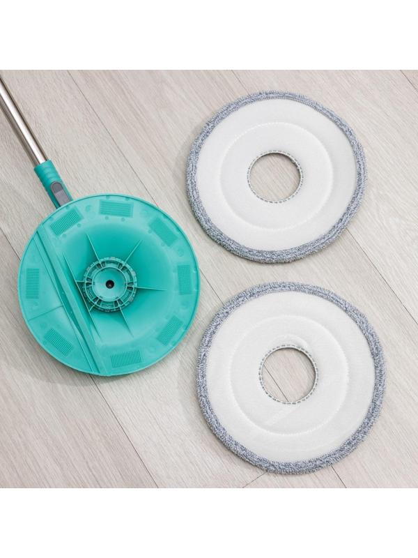 Швабра с отжимом и ведро, насадка из микрофибры, компакт