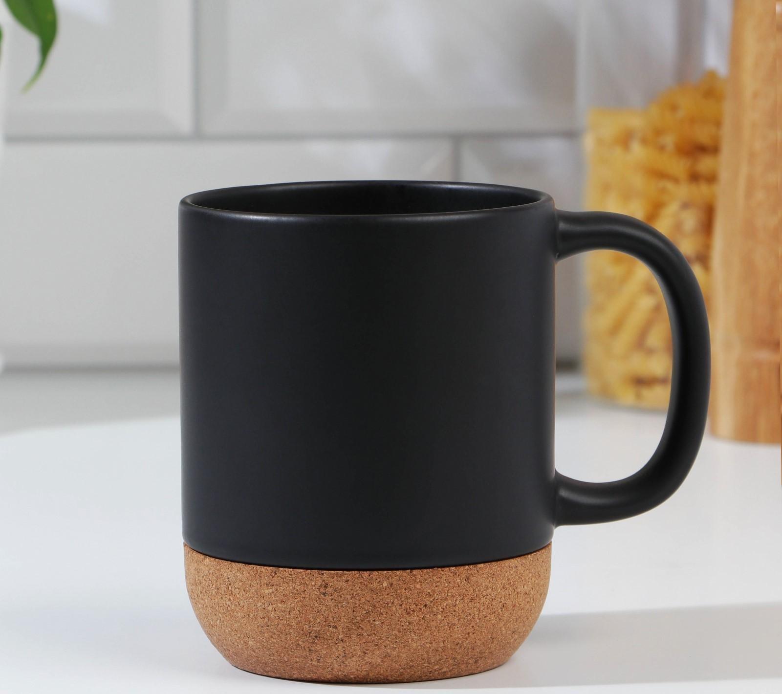 Кружка с пробковым дном «Будь первым», 400 мл