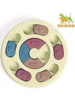 Игрушка интеллектуальная для лакомств, 24 х 3 см, зелёная