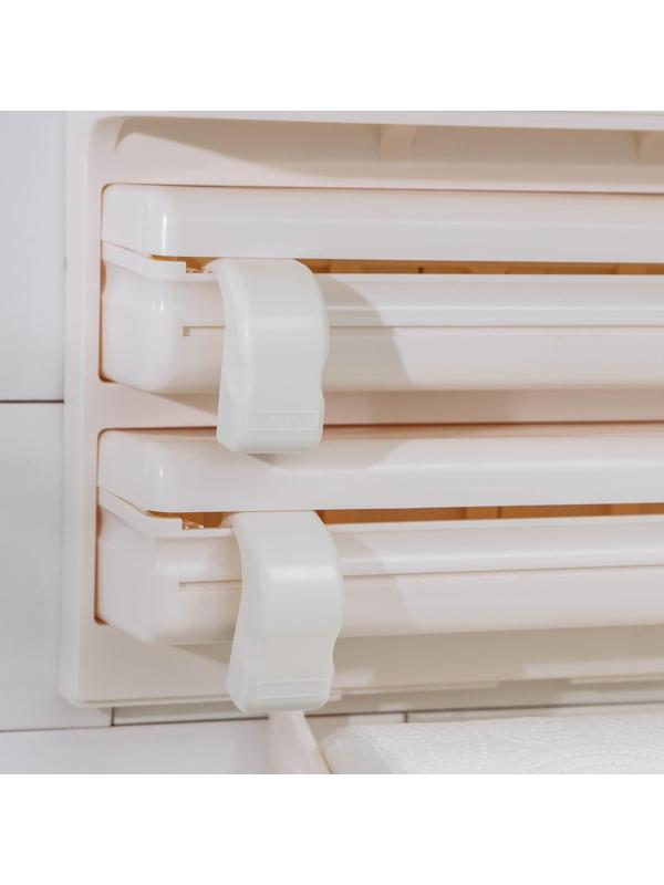 Органайзер для кухонных принадлежностей, 38,5×19×7,5 см, цвет бежевый