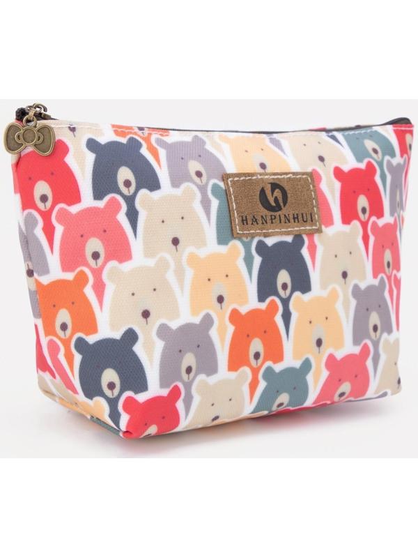 Косметичка на молнии, цвет разноцветный