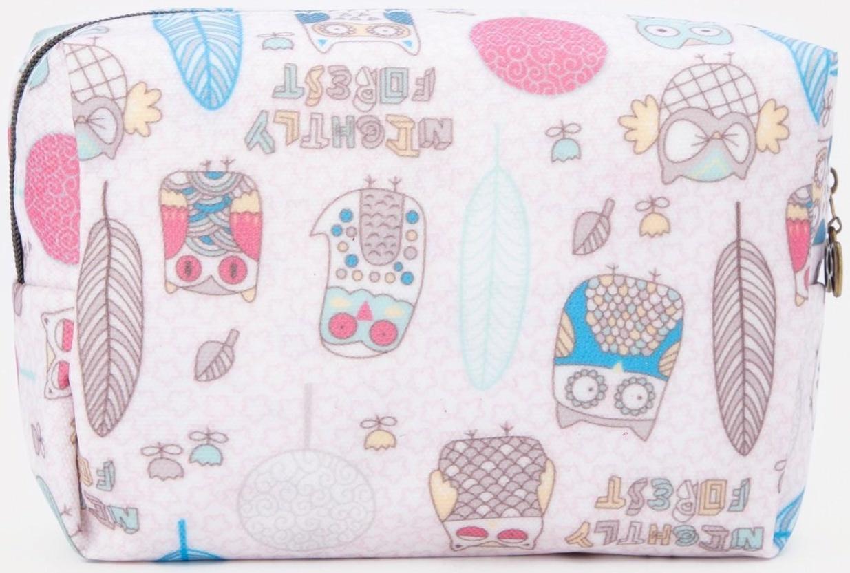 Косметичка на молнии, цвет розовый