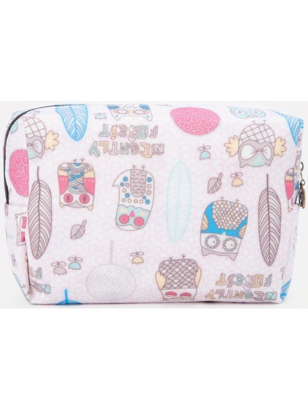 Косметичка на молнии, цвет розовый