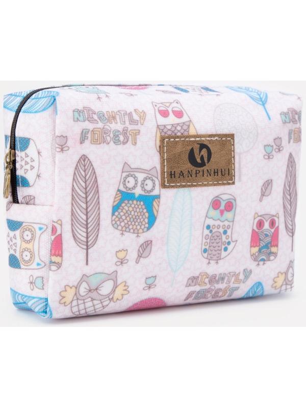 Косметичка на молнии, цвет розовый