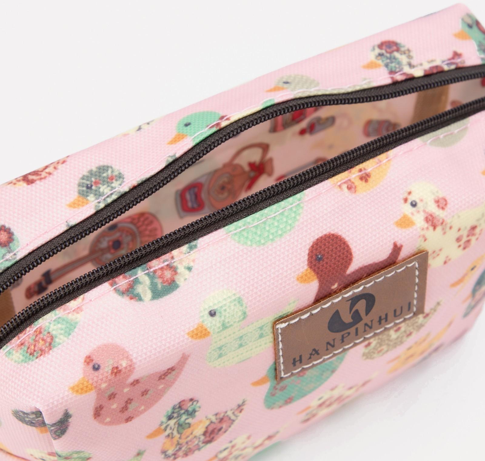 Косметичка на молнии, цвет розовый