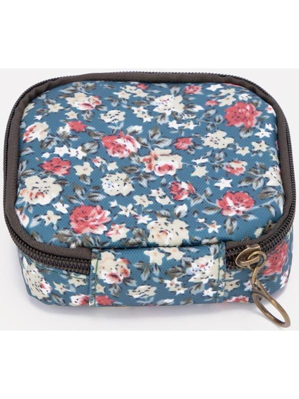 Косметичка на молнии, цвет синий