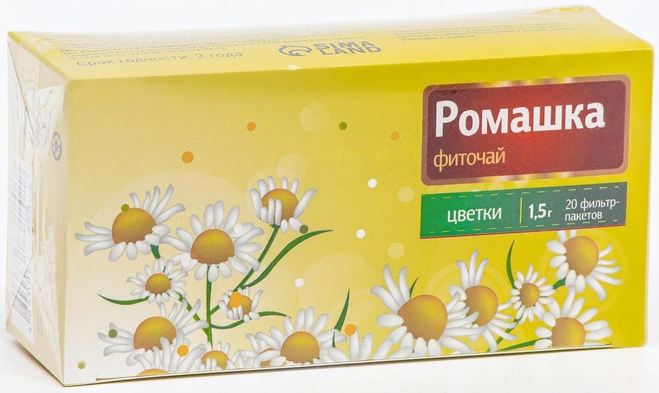 Фиточай Ромашка Vitamuno для взрослых, 20 фильтр-пакетов по 1.5 г