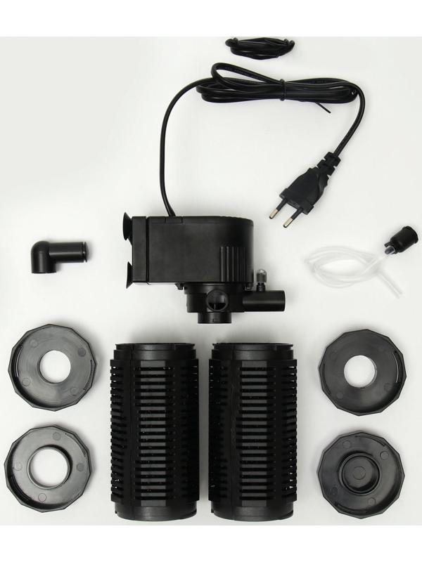 Внутренний фильтр Hidom AP-2000L, 1600 л/ч, 30 Вт, двухкамерный