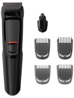 Мультитриммер Philips MG3710/15, 6 в 1, для лица, 0.5-5 мм, АКБ, чёрный
