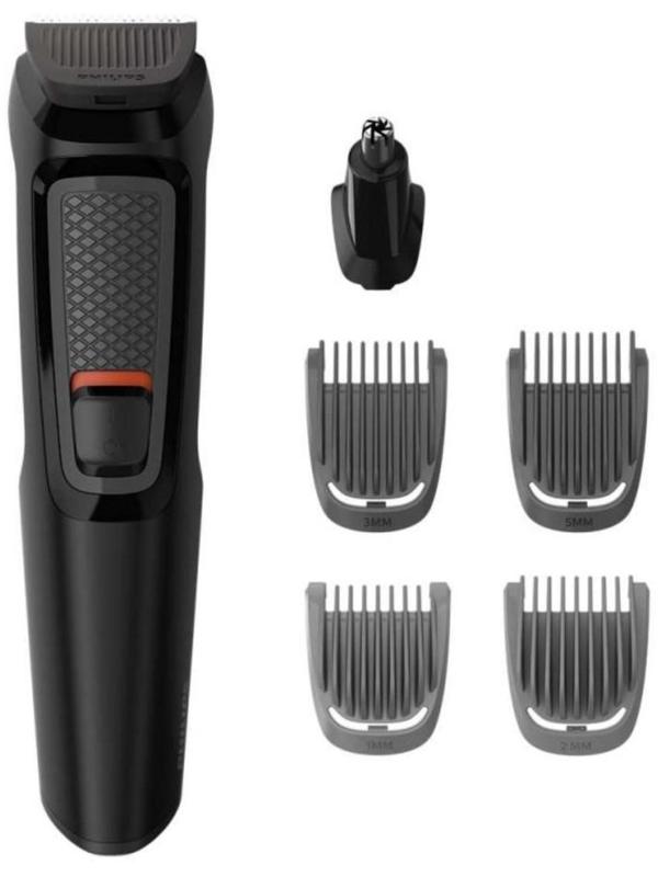 Мультитриммер Philips MG3710/15, 6 в 1, для лица, 0.5-5 мм, АКБ, чёрный