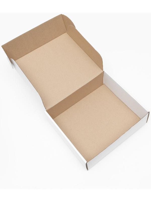 Коробка самосборная, белая, 27 х 24 х 8 см