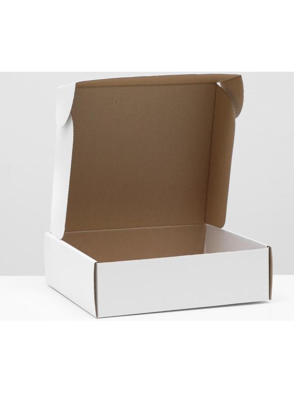 Коробка самосборная, белая, 27 х 24 х 8 см