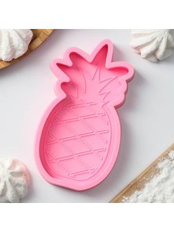 Молд «Ананас», 15,5×8×2 см, цвет розовый