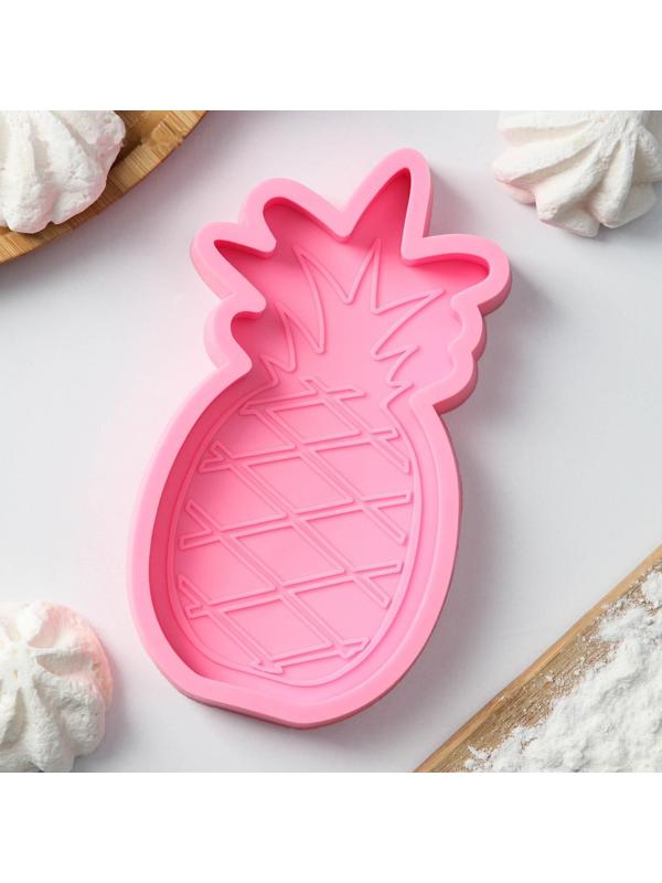 Молд «Ананас», 15,5×8×2 см, цвет розовый