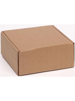 Коробка самосборная, бурая, 18 х 18 х 8 см