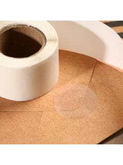 Наклейка прозрачная 5 х 5 см,300 шт