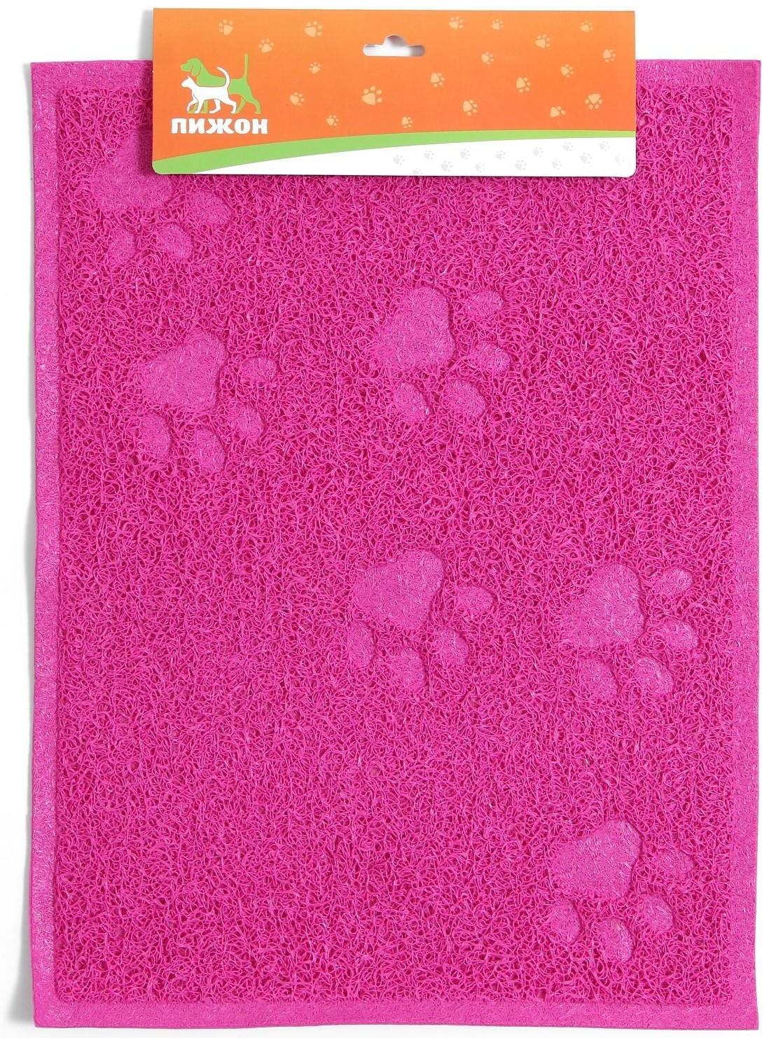 Коврик 2-в-1 под миску/туалет животных 