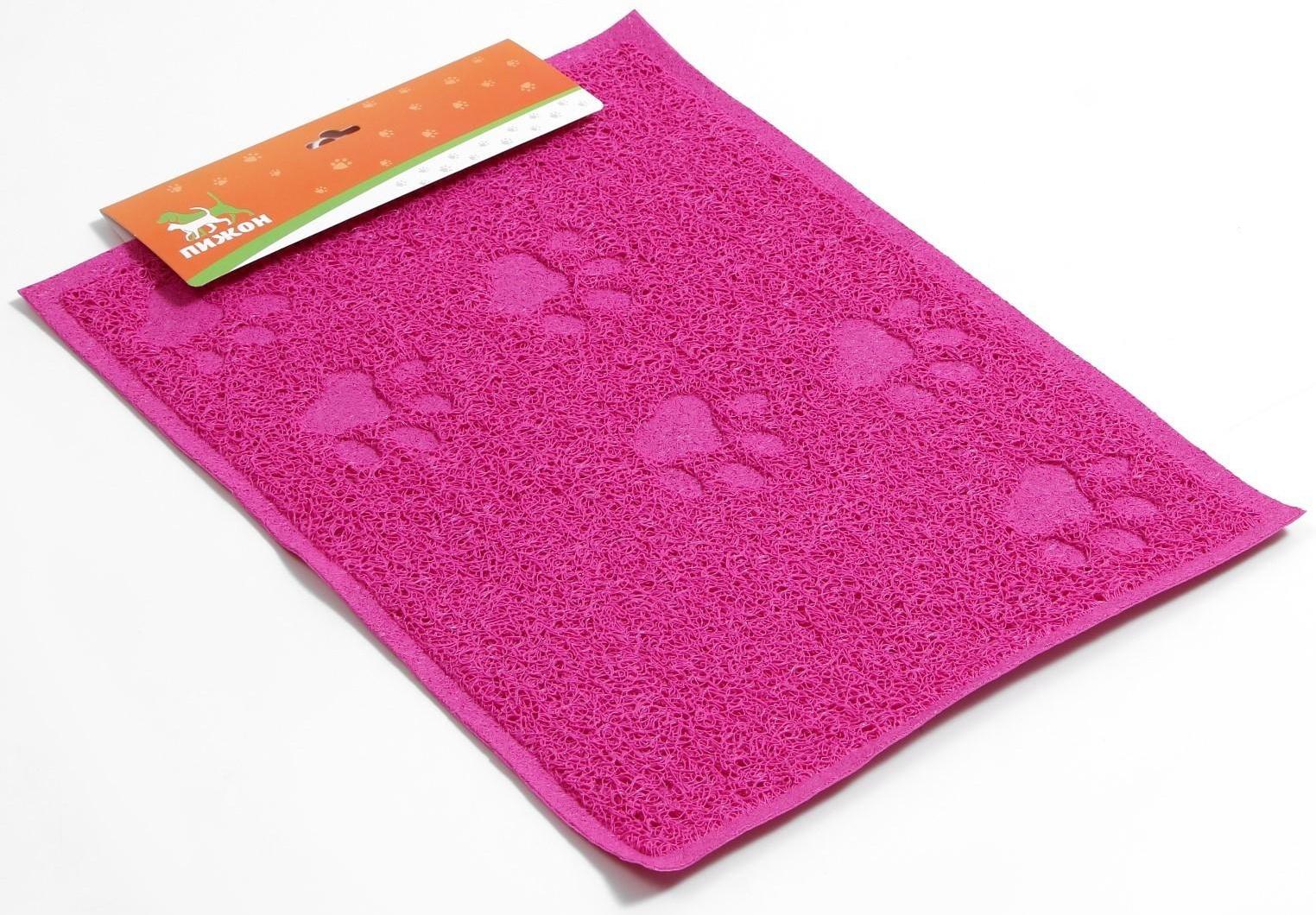 Коврик 2-в-1 под миску/туалет животных 