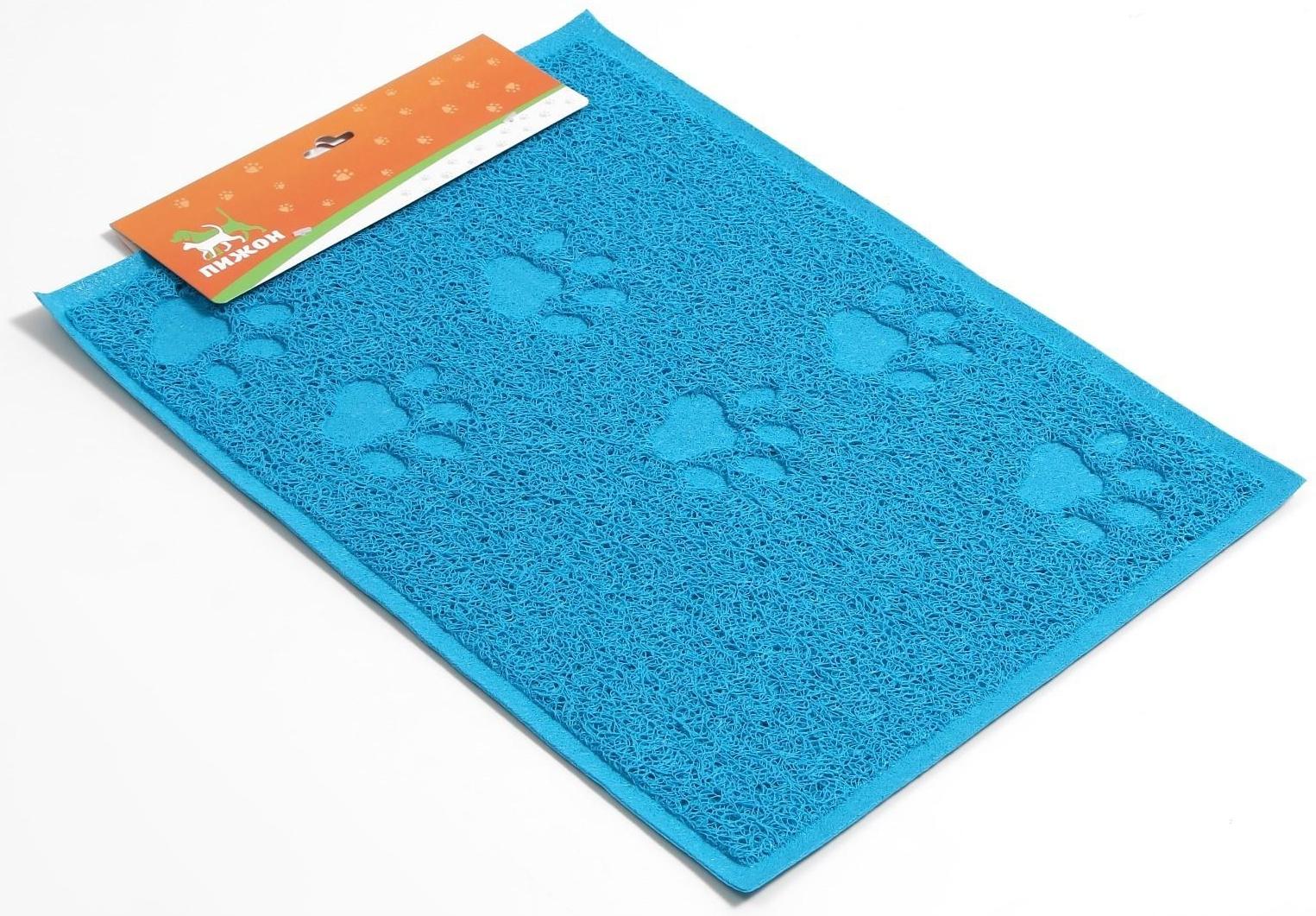 Коврик 2-в-1 под миску/туалет животных 