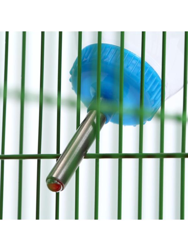 Поилка для грызунов, 500 мл, 20,5 х 5 см, голубая