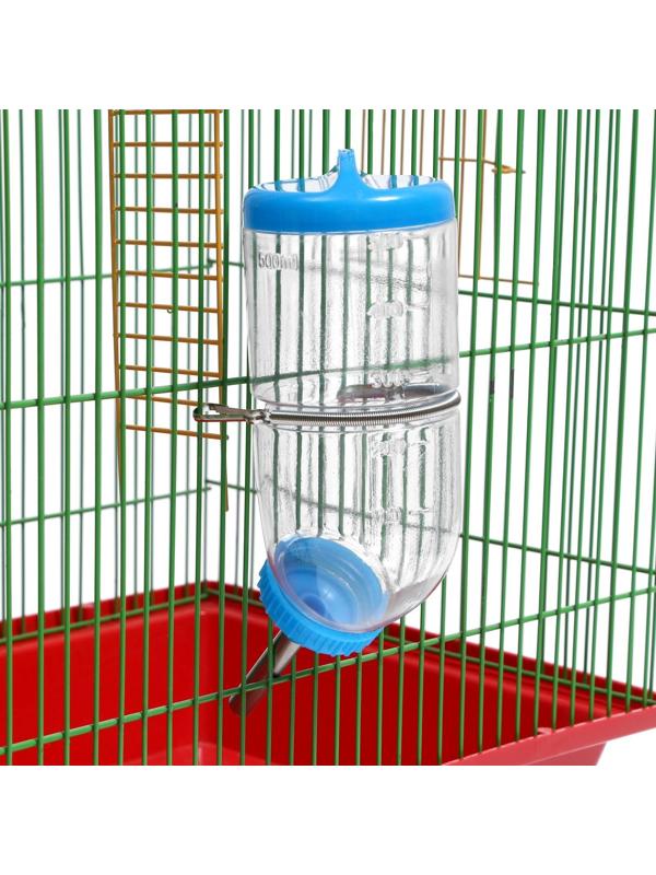 Поилка для грызунов, 500 мл, 20,5 х 5 см, голубая