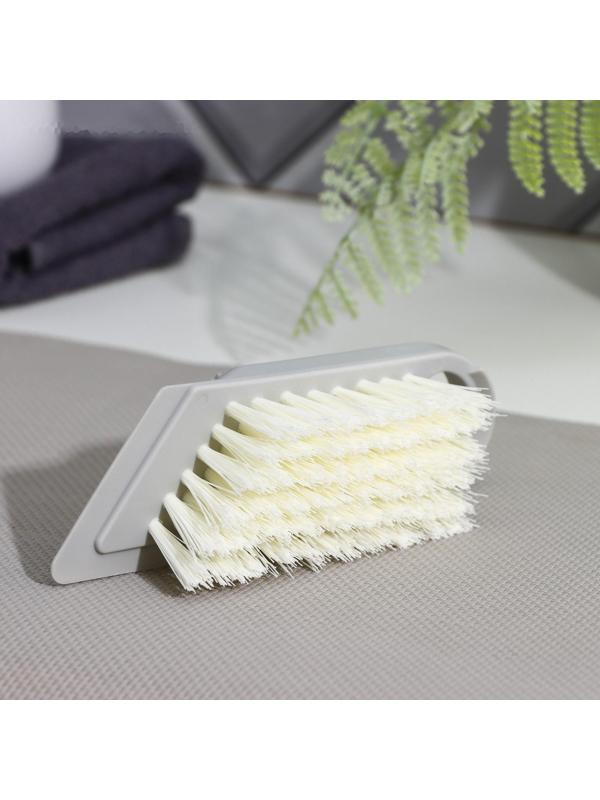 Щётка универсальная Доляна Breeze, в одном корпусе со скребком, 14 см, цвет МИКС