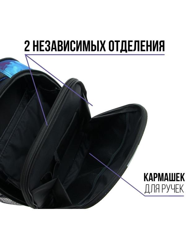 Рюкзак каркасный 38 х 30 х 16 см, эргономичная спинка, Calligrata Probag 