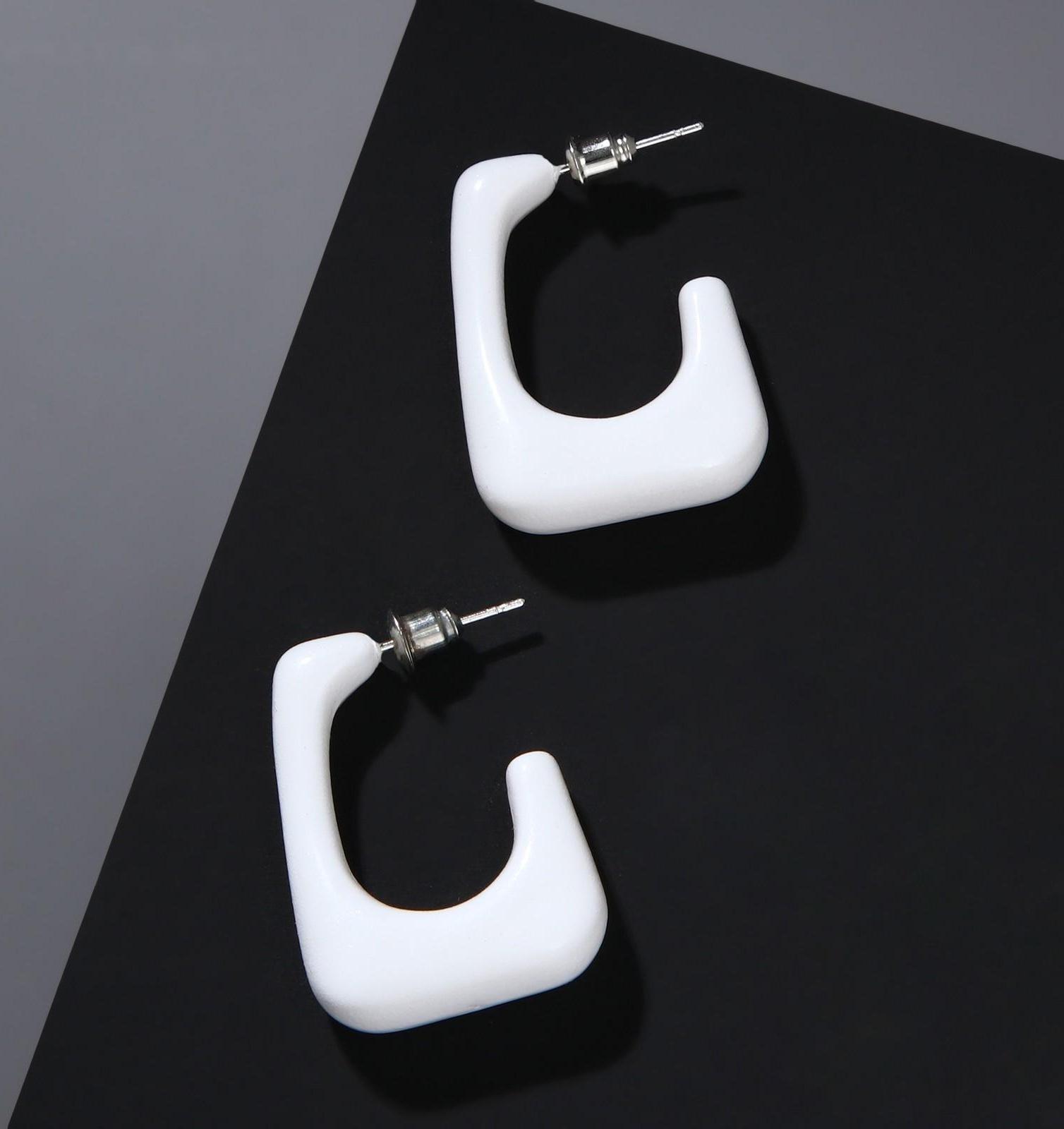 Серьги акрил 