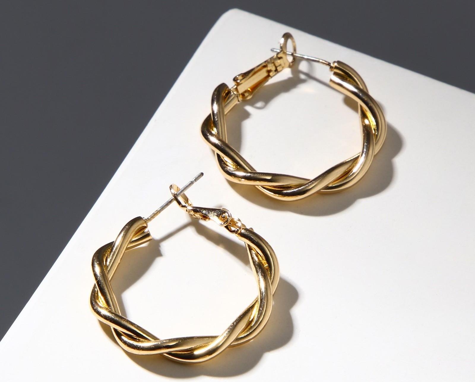 Серьги-кольца 