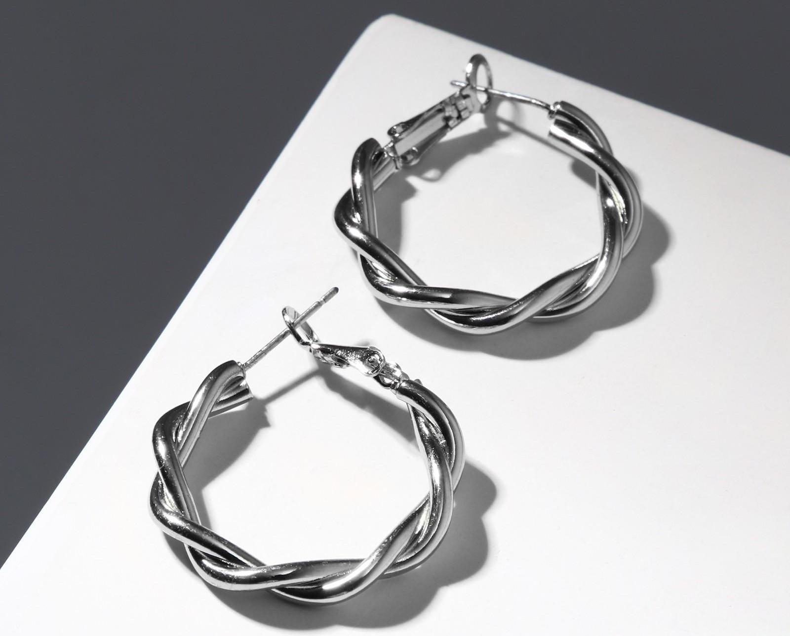 Серьги-кольца 