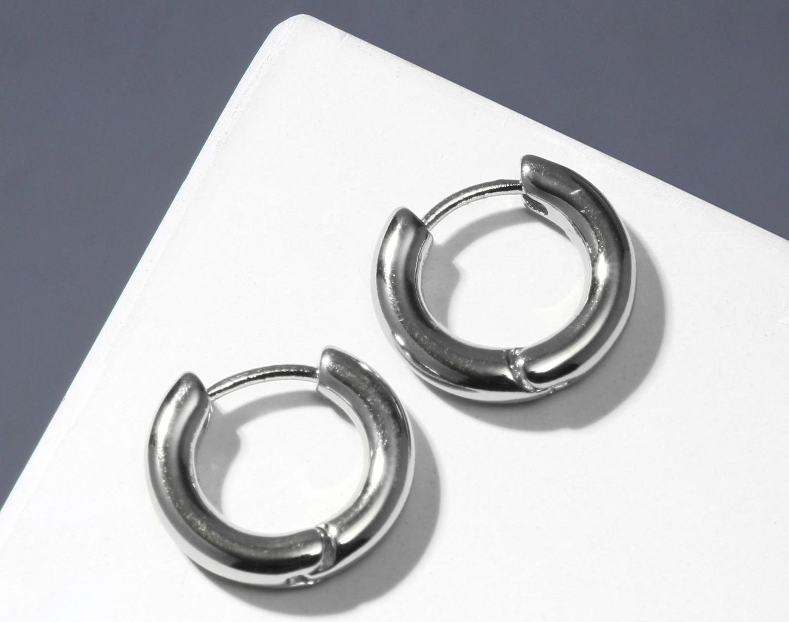 Серьги металл 