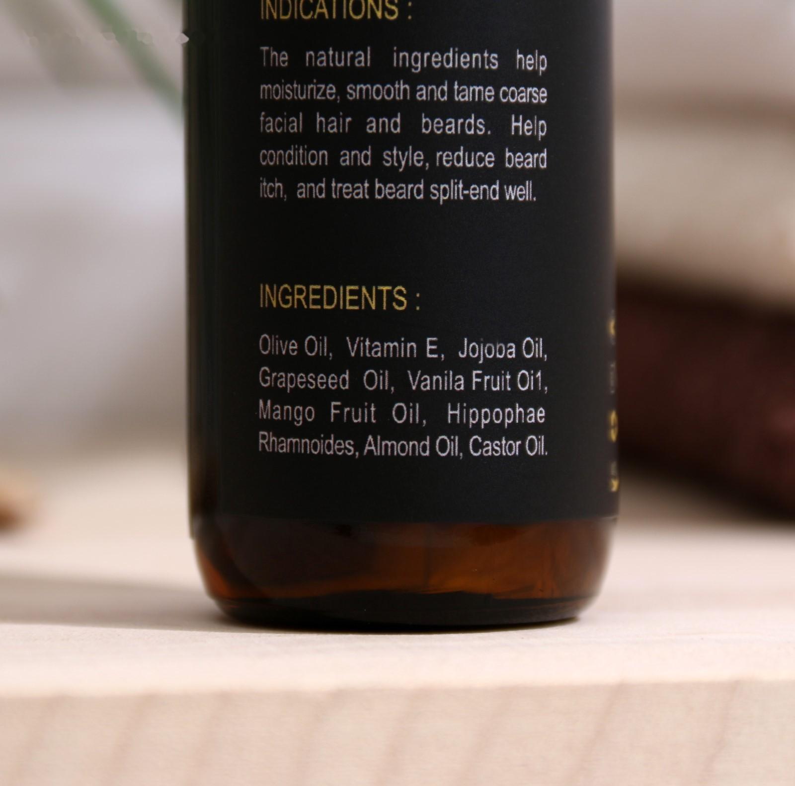 Косметическое масло для бороды и усов, 60 мл