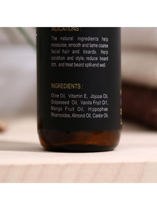Косметическое масло для бороды и усов, 60 мл
